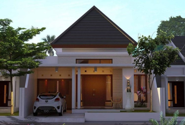 Design Terbaru 2016 Rumah Minimalis Type 45 2 Lantai Tanpa Taman - Asriland